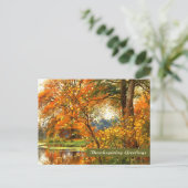 Thanksgiving Groeten. beeldende kunst Briefkaart (Staand voorkant)