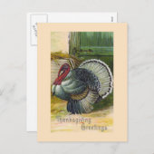"Thanksgiving Groeten"  Briefkaart (Voorkant / Achterkant)
