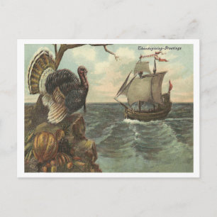 Thanksgiving groeten feestdagenkaart