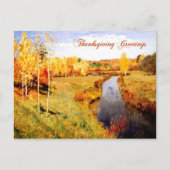 Thanksgiving groeten. Fine Art Briefkaart (Voorkant)