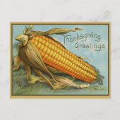  Thanksgiving Groeten Maïs Feestdagenkaart (Voorkant)