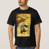  Thanksgiving Groeten met Turkije T-shirt (Voorkant)