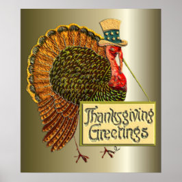 Thanksgiving groeten poster
