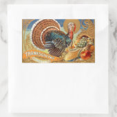 Thanksgiving Groetings  Sticker (Tas)