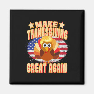 Thanksgiving Grote Opnieuw Trump Turkije Grappig 2 Magneet