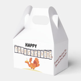 Thanksgiving gunst/geschenkdozen 2 bedankdoosjes