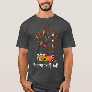 Thanksgiving Halloween Gnomen Custume Cute Autumn T-shirt