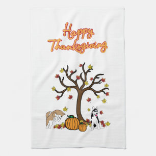 Thanksgiving handdoek