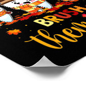 Thanksgiving Happy Herfst penseel Alle gebitsgebor Poster (Hoek)