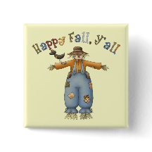 Thanksgiving Happy Herfst Square Button