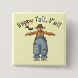 Thanksgiving Happy Herfst Square Button