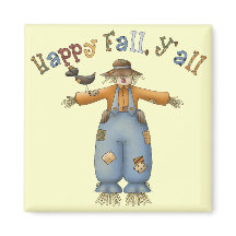 Thanksgiving Happy Herfst Square Magnet