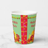 Thanksgiving Harvest Papieren Bekers (Rechts)