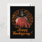 Thanksgiving heremietkreeft briefkaart (Voorkant / Achterkant)