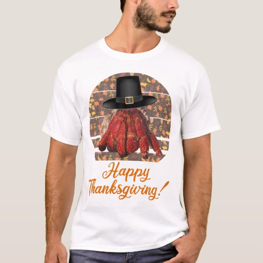 Thanksgiving heremietkreeft t-shirt (Voorkant)