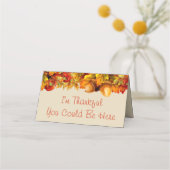 Thanksgiving Herfst Autumn Leaves Acorns Place Car (Achterkant)