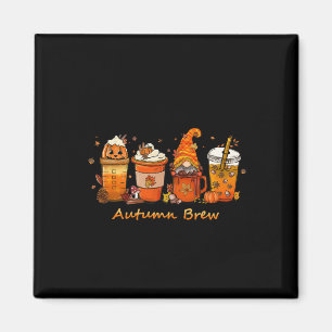 Thanksgiving herfst brouwen Herfst koffie pompoen Magneet