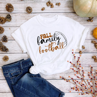 Thanksgiving Herfst Familie Football Fun Tri-Blend Shirt