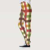 Thanksgiving Herfst Gingham Pset Tartan Leggings (Links)