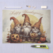 Thanksgiving Herfst Gnomen Tissuepapier (Craft)