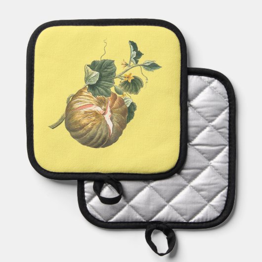 Thanksgiving Herfst herfst pompoen Sjabloon Pannenlap (Voorkant / Achterkant)