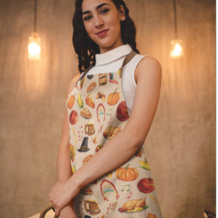 Thanksgiving Herfst Herfst Turkije Diner Schort