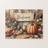 Thanksgiving/Herfst/Herfst/Vintage Legpuzzel (Horizontaal)