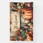 Thanksgiving/Herfst/Herfst/Vintage Spandoek (Verticaal)