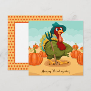 Thanksgiving Herfst Kalkoen Wenskaart