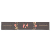 Thanksgiving herfst laat monogrammed Custom Lange Tafelloper (Horizontaal)