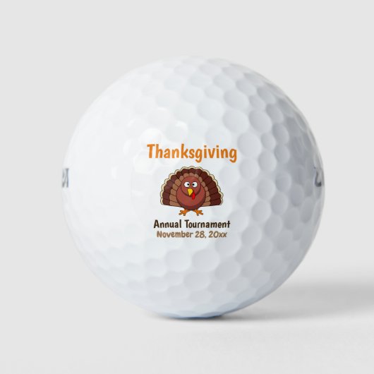 Thanksgiving Herfst najaar Golfballen (Voorkant)