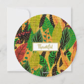 Thanksgiving Herfst najaar Uitnodiging (Achterkant)