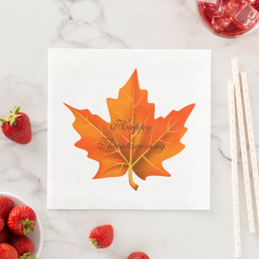 Thanksgiving herfst Papier Napkins Servet (Insitu)