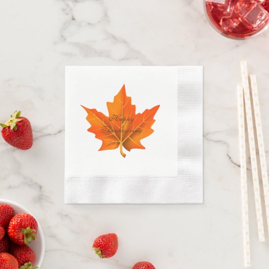 Thanksgiving herfst Papier Napkins Servet (Insitu)