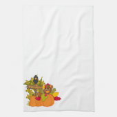 Thanksgiving herfst pompoen keuken design handdoek (Verticaal)