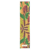 Thanksgiving Herfst rustiek herfstblad dankbaar Korte Tafelloper (Voorkant)