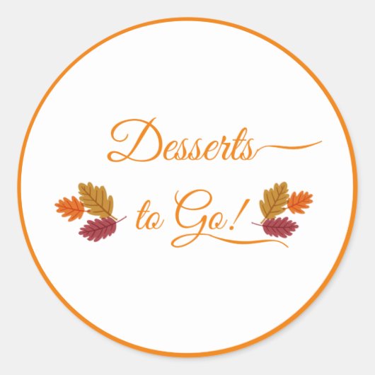 Thanksgiving Herfst stickers (Voorkant)