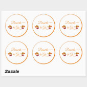 Thanksgiving Herfst stickers (Vel)