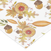 Thanksgiving Herfst Waterverf Lange Tafelloper (Hoek)