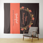 Thanksgiving-herfstbladeren Fotobackdrop Wandkleed (In Situ (horizontaal))