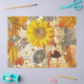 Thanksgiving herfstbladeren zonnebloem Tissuepapier (Craft)