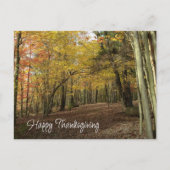 Thanksgiving herfstoliefamage Foto Feestdagenkaart (Voorkant)