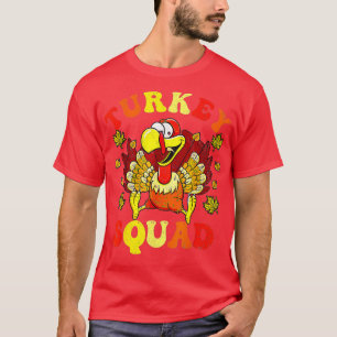 Thanksgiving hippie Mannen vrouwen op het Turkse p T-shirt
