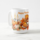Thanksgiving Holiday Series 15 oz Classe Mug (Devant gauche)