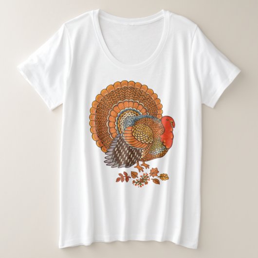 Thanksgiving Homme Turquie Fanned Tail Couleurs d' (Design devant)