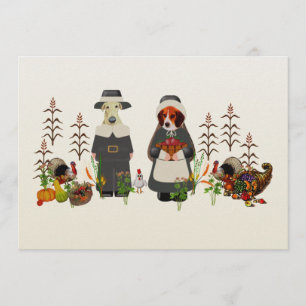 Thanksgiving Honden Kaart