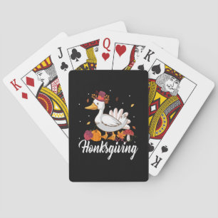Thanksgiving Honksgiving Pokerkaarten