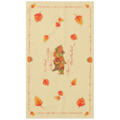 Thanksgiving hoorn des overvloeds zegengebed tafelkleed (Voorkant)