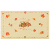 Thanksgiving hoorn des overvloeds zegengebed tafelkleed (Voorkant (Horizontaal))