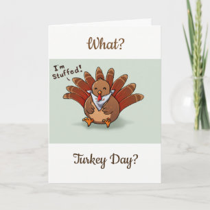 THANKSGIVING HUMOR ALA TURKEY??? FEESTDAGEN KAART